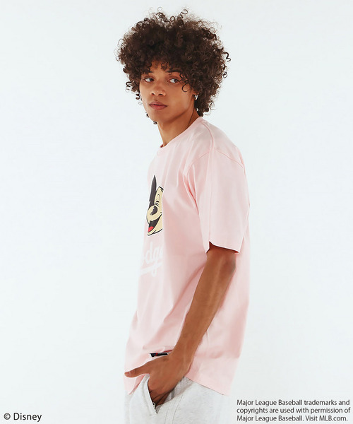 BACK TO THE FIELD(バック トゥー ザ フィールド)の「【MLB】【Disney】 Visual Tee(Tシャツ/カットソー・メンズ・グレー/ブルー/ブラック/カーキ/ホワイト系/ネイビー/ブラック系/ホワイト/ピンク・XL/LARGE/XXL/MEDIUM)」の13枚目の写真