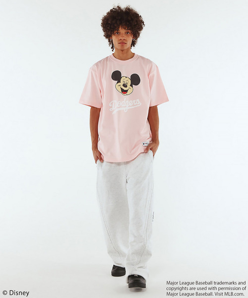 BACK TO THE FIELD(バック トゥー ザ フィールド)の「【MLB】【Disney】 Visual Tee(Tシャツ/カットソー・メンズ・グレー/ブルー/ブラック/カーキ/ホワイト系/ネイビー/ブラック系/ホワイト/ピンク・XL/LARGE/XXL/MEDIUM)」の15枚目の写真