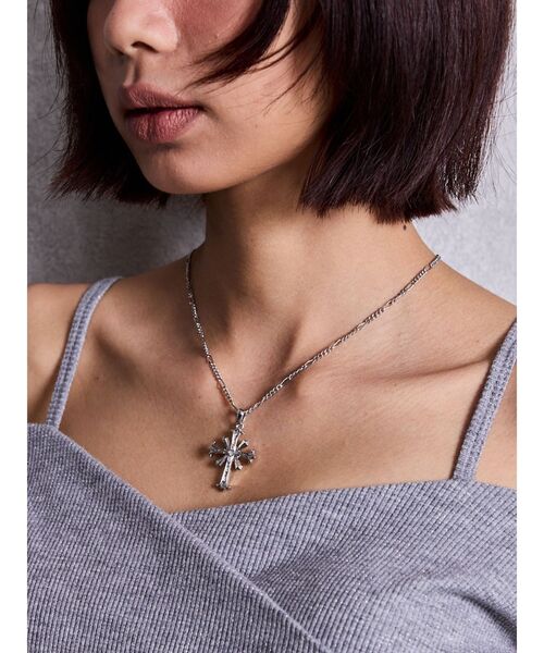 GYDA（ジェイダ）の「JEYSUS sacred edge crossネックレス（ネックレス・レディース・シルバー/ゴールド・FREE）」の3枚目の写真