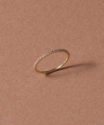 Lilas（リラ）の「ダイヤハーフエタニティーリング K10（リング）」