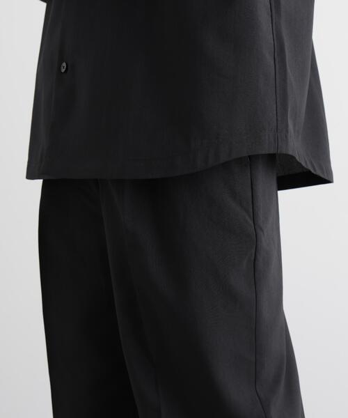 NANO universe（ナノユニバース）の「セオアルファ オープンカラーシャツ 長袖（シャツ/ブラウス・メンズ・ブラック/グレー/ブラウン・M/L/S）」の15枚目の写真