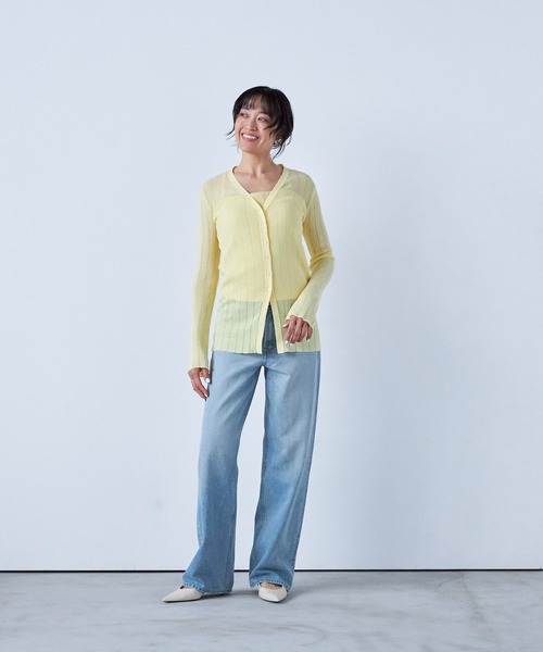 YANUK(ヤヌーク)の「ストレート "GINA"(デニムパンツ・レディース・サックスブルー・27inch/26inch/25inch/24inch/23inch/22inch/21inch)」の2枚目の写真