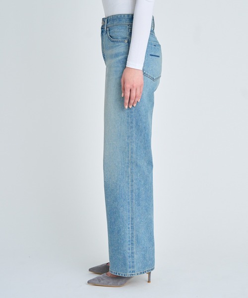 YANUK(ヤヌーク)の「ストレート "GINA"(デニムパンツ・レディース・サックスブルー・27inch/26inch/25inch/24inch/23inch/22inch/21inch)」の6枚目の写真
