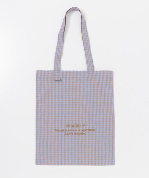 PICCADILLY（ピカデリー）の「『別注』PICCA×URBAN RESEARCH　トートバッグ（トートバッグ・レディース・チェック/ストライプ・FREE）」の3枚目の写真