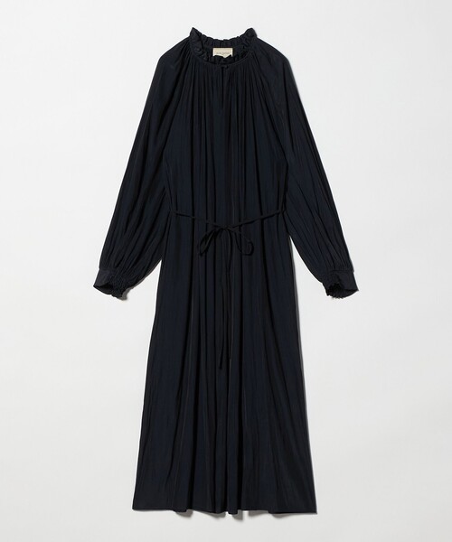 UNITED ARROWS（ユナイテッドアローズ）の「ボリューム ギャザー ワンピース（ワンピース・レディース・ネイビー/ダークグレー・38/36）」の2枚目の写真