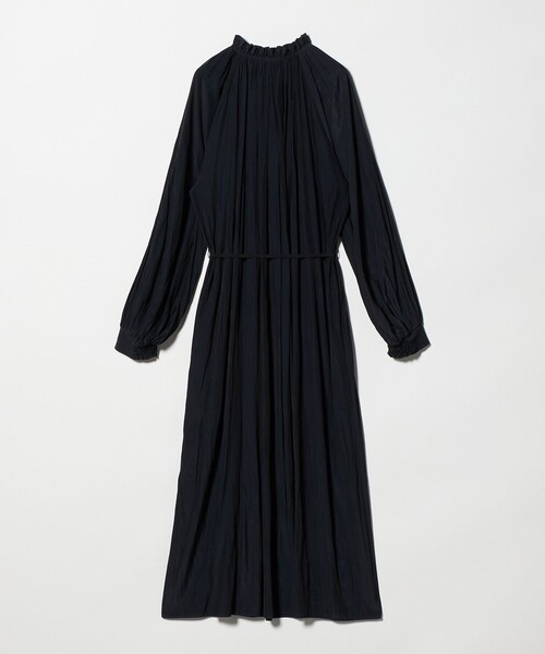 UNITED ARROWS（ユナイテッドアローズ）の「ボリューム ギャザー ワンピース（ワンピース・レディース・ネイビー/ダークグレー・38/36）」の3枚目の写真