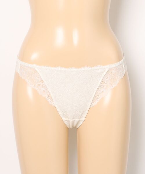 AMOSTYLE BY Triumph（アモスタイルバイトリンプ）の「ストリング（Tバック） インディヴィジュアル ショーツ AMST1501 String JX（ショーツ・レディース・ホワイト・M）」の4枚目の写真