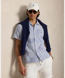 POLO RALPH LAUREN | クラシック フィット パッチワーク シアサッカー シャツ(シャツ/ブラウス)