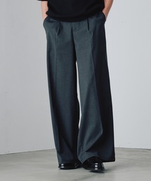 Adoon plain | 1-Tuck Center Press Straight Slacks / 1タックアソートセンタープレスストレートスラックス(スラックス)