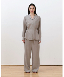 Dinah Wide Pants [Ash Beige]