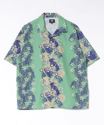 VANS（バンズ）の「VANS ヴァンズ M Vertical Botanical Shirt ショートスリーブ 126R1062700 ABC-MART限定 GREEN（Tシャツ/カットソー）」