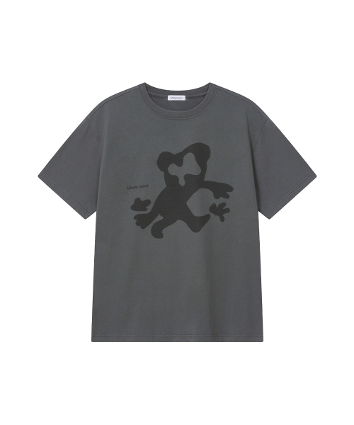Miseki SEOUL(ミセキソウル)の「Teddy graphic short sleeve CHARCOAL(Tシャツ/カットソー・レディース・その他・OS)」の2枚目の写真