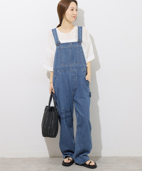 JOURNAL STANDARD relume（ジャーナルスタンダード　レリューム）の「別注【PAYDAY/ペイデイ】 オーバーオール（サロペット/オーバーオール・レディース・アイボリー/ブルー・38/36）」の9枚目の写真