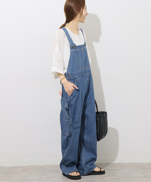 JOURNAL STANDARD relume（ジャーナルスタンダード　レリューム）の「別注【PAYDAY/ペイデイ】 オーバーオール（サロペット/オーバーオール・レディース・アイボリー/ブルー・38/36）」の11枚目の写真