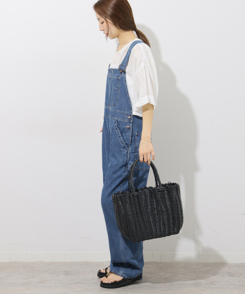 JOURNAL STANDARD relume（ジャーナルスタンダード　レリューム）の「別注【PAYDAY/ペイデイ】 オーバーオール（サロペット/オーバーオール・レディース・アイボリー/ブルー・38/36）」の12枚目の写真