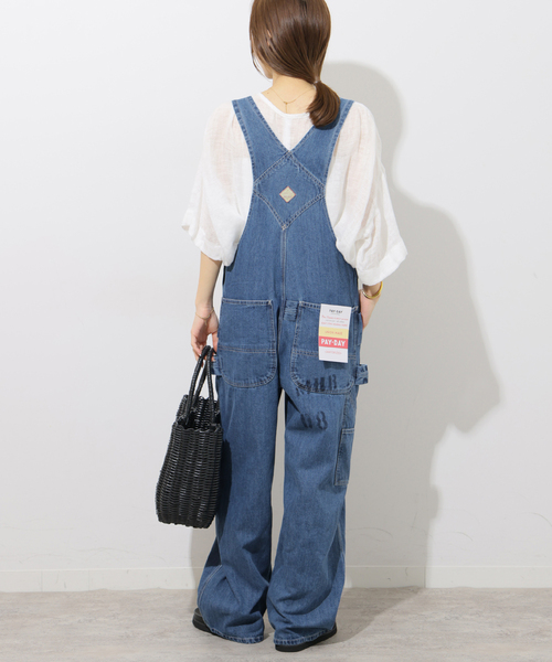 JOURNAL STANDARD relume（ジャーナルスタンダード　レリューム）の「別注【PAYDAY/ペイデイ】 オーバーオール（サロペット/オーバーオール・レディース・アイボリー/ブルー・38/36）」の13枚目の写真