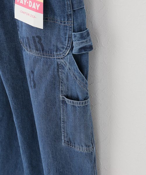 JOURNAL STANDARD relume（ジャーナルスタンダード　レリューム）の「別注【PAYDAY/ペイデイ】 オーバーオール（サロペット/オーバーオール・レディース・アイボリー/ブルー・38/36）」の21枚目の写真