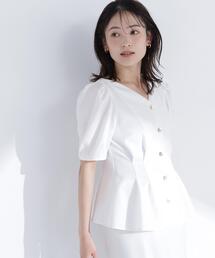 ⭐️10%off⭐️トップス(新品、白)ナチュラルビューティー NATURAL BEAUTY BASIC｜ナチュラルビューティーベーシックのトップス