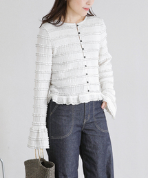 La TOTALITE | ≪追加≫【洗える】Mewl / ミュール ミニフリル2WAYカーデ(ニット/セーター)