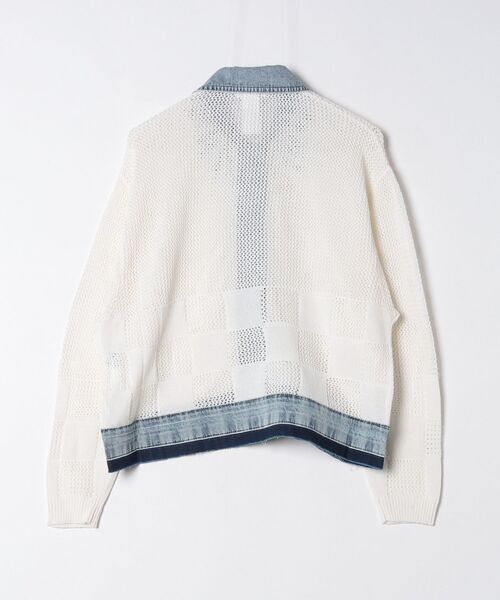 DOUBLE STANDARD CLOTHING(ダブルスタンダードクロージング)の「ドッキングニットカーディガン(カーディガン/ボレロ・レディース・オフホワイト・FREE)」の2枚目の写真