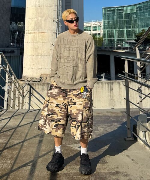 AJOBYAJO（アジョバイアジョ）の「[PBA] Five AJO Logos Washed Sweater [BURGUNDY]（ニット/セーター・メンズ・その他・MEDIUM/LARGE/X-LARGE）」の15枚目の写真