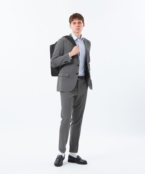 MACKINTOSH PHILOSOPHY(マッキントッシュ フィロソフィー)の「トロッター ジャケット#070 ハイストレッチメッシュ(テーラードジャケット・メンズ・グレー系その他2/ダークネイビー・40/38)」の12枚目の写真