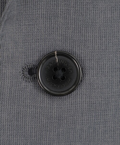 MACKINTOSH PHILOSOPHY(マッキントッシュ フィロソフィー)の「トロッター ジャケット#070 ハイストレッチメッシュ(テーラードジャケット・メンズ・グレー系その他2/ダークネイビー・40/38)」の10枚目の写真