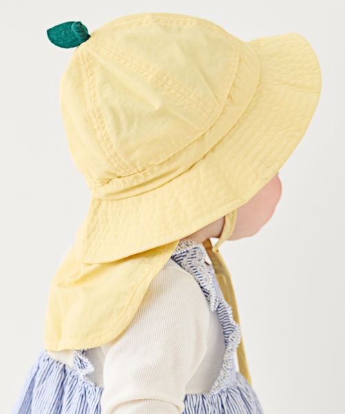 petit main（プティマイン）の「フルーツバケットハット（その他ベビー用品・キッズ・レッド/ライトピンク/イエロー・46cm/50cm/48cm）」の4枚目の写真