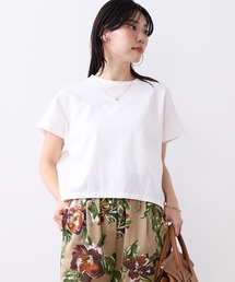 クルーネックワイドスリーブTシャツ