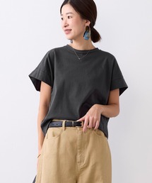 クルーネックワイドスリーブTシャツ
