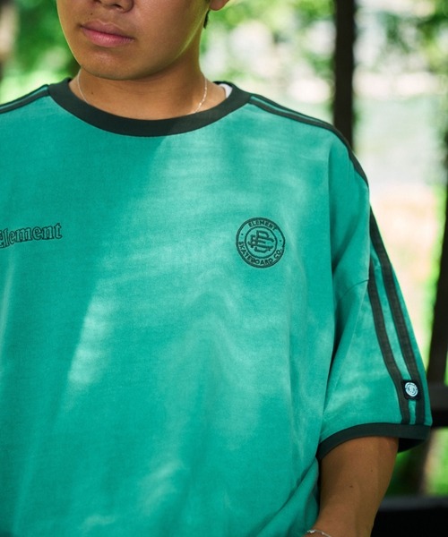 ELEMENT(エレメント)の「ELEMENT メンズ LINE SS Tシャツ 【2026年夏モデル】(Tシャツ/カットソー・メンズ・ブラック系その他/グリーン・MEDIUM/LARGE/X-LARGE)」の2枚目の写真
