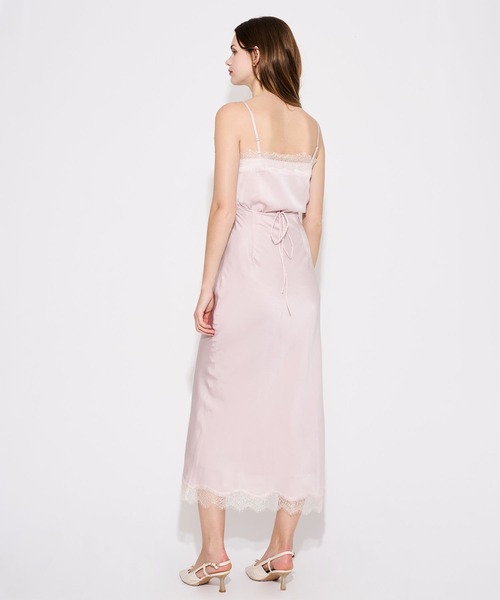ME COUTURE(ミークチュール)の「アイラッシュレーストリムスカート(スカート・レディース・ブラウン/ライトブルー/キナリ/ピンク・0/1)」の7枚目の写真