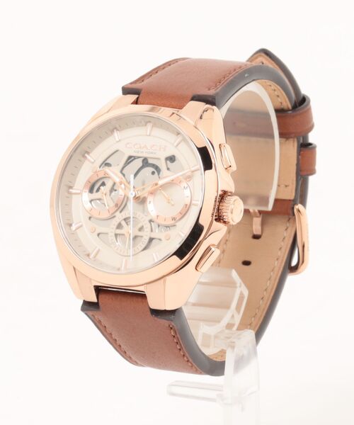 COACH（コーチ）の「ジャクソン クロノグラフ ウォッチ・42MM（アナログ腕時計・メンズ・ブラウン系その他・ONE）」の4枚目の写真