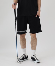 ユニセックス ロゴ ストレッチ ハーフパンツ