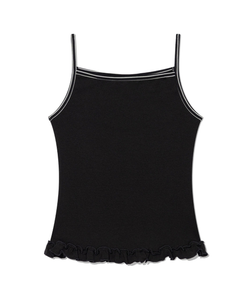 UGLY SHADOW(アグリーシャドウ)の「ST FRILL CONTRAST SLEEVELESS(BLACK)(Tシャツ/カットソー・レディース・その他・FREE)」の4枚目の写真