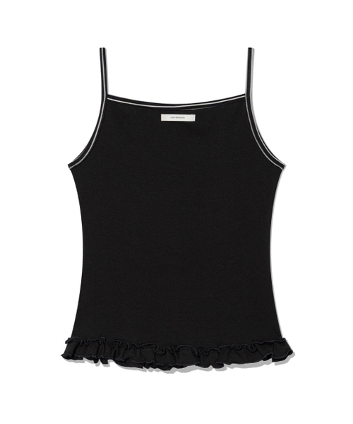 UGLY SHADOW(アグリーシャドウ)の「ST FRILL CONTRAST SLEEVELESS(BLACK)(Tシャツ/カットソー・レディース・その他・FREE)」の5枚目の写真