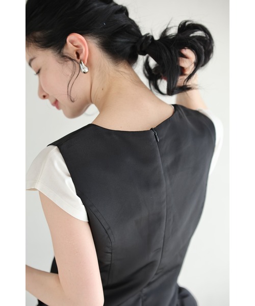 cawaii(カワイイ)の「(黒)リボンを添えた重なるフリルチュニック(その他トップス・レディース・ブラック・FREE)」の11枚目の写真