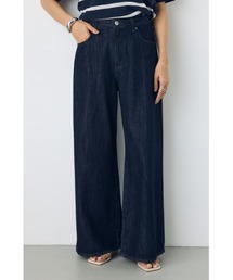 【サイズ,身長別画像あり】AZUL DENIM 甘撚りバギーパンツ