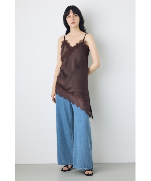 AZUL by moussy(アズールバイマウジー)の「【サイズ,身長別画像あり】AZUL DENIM 甘撚りバギーパンツ(デニムパンツ・レディース・ワンウォッシュ/ライトブルー・SMALL/LARGE/MEDIUM)」の13枚目の写真