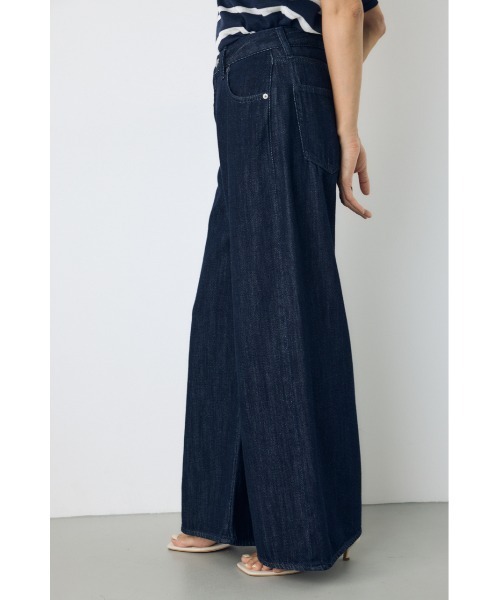 AZUL by moussy(アズールバイマウジー)の「【サイズ,身長別画像あり】AZUL DENIM 甘撚りバギーパンツ(デニムパンツ・レディース・ワンウォッシュ/ライトブルー・SMALL/LARGE/MEDIUM)」の18枚目の写真