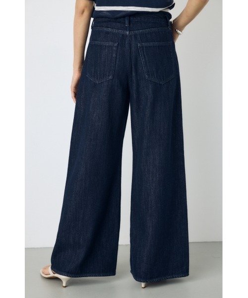 AZUL by moussy(アズールバイマウジー)の「【サイズ,身長別画像あり】AZUL DENIM 甘撚りバギーパンツ(デニムパンツ・レディース・ワンウォッシュ/ライトブルー・SMALL/LARGE/MEDIUM)」の19枚目の写真