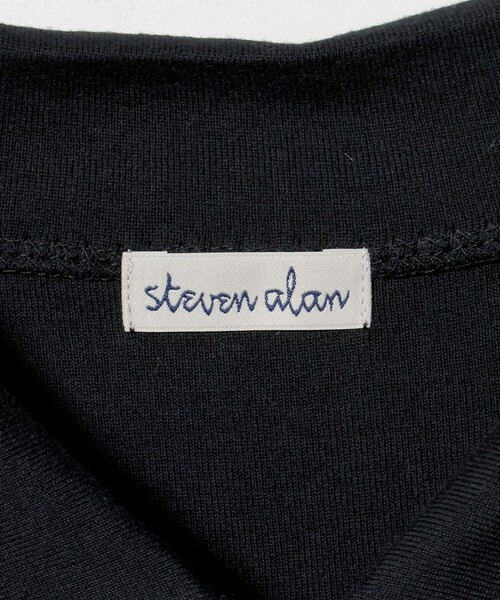 Steven Alan（スティーブンアラン）の「＜Steven Alan＞コットン ポロカラー ノースリーブ トップス（Tシャツ/カットソー・レディース・ブラック/オフホワイト・FREE）」の12枚目の写真