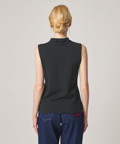 Steven Alan（スティーブンアラン）の「＜Steven Alan＞コットン ポロカラー ノースリーブ トップス（Tシャツ/カットソー・レディース・ブラック/オフホワイト・FREE）」の17枚目の写真