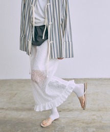セール】Vintage Lace-trim Skirt（スカート）｜EN NEUME（エンノイム