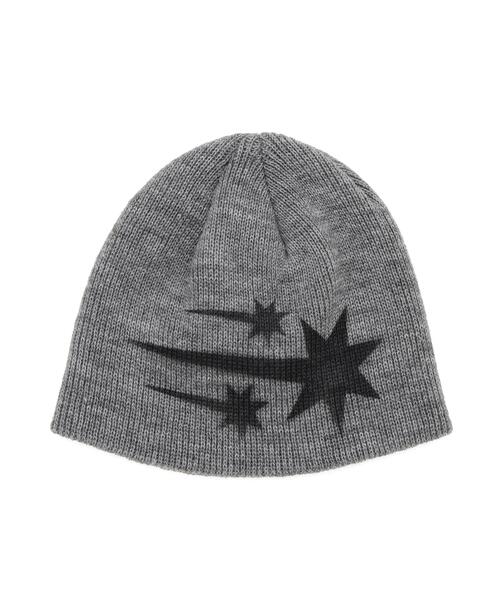 L.H.P(エルエイチピー)の「DeEVA/ディーヴァ/Star Beanie(ニットキャップ/ビーニー・レディース・ホワイト/グレー・F)」の1枚目の写真