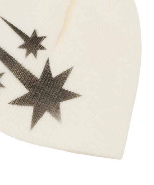 L.H.P(エルエイチピー)の「DeEVA/ディーヴァ/Star Beanie(ニットキャップ/ビーニー・レディース・ホワイト/グレー・F)」の3枚目の写真