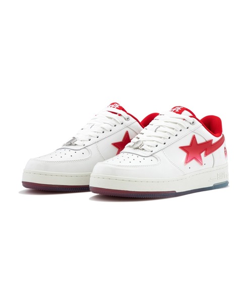 A BATHING APE(アベイシングエイプ)の「BAPE STA #4(スニーカー・レディース・ブルー/レッド/グリーン・6/5)」の1枚目の写真