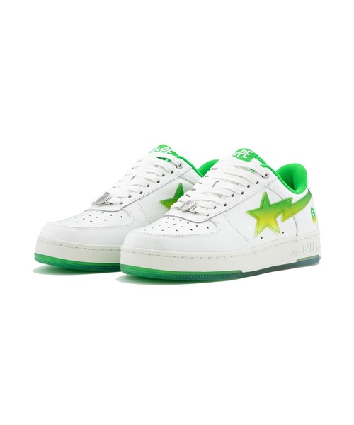 A BATHING APE(アベイシングエイプ)の「BAPE STA #4(スニーカー・レディース・ブルー/レッド/グリーン・6/5)」の2枚目の写真