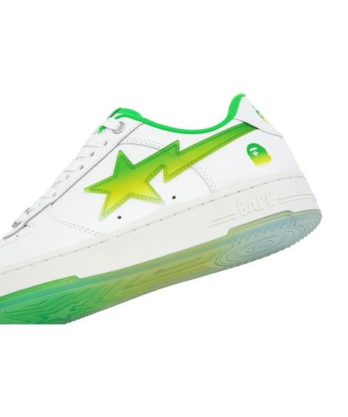 A BATHING APE(アベイシングエイプ)の「BAPE STA #4(スニーカー・レディース・ブルー/レッド/グリーン・6/5)」の13枚目の写真