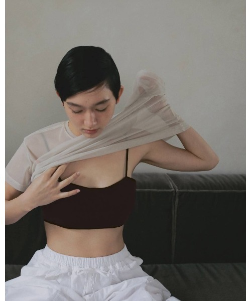 anuke Cupin Knit Bustier（その他トップス）｜anuke（アンヌーク）の